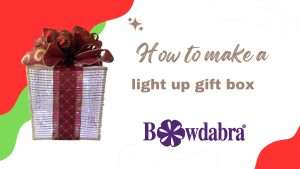 How to make your holiday decor sparkle with a special light up gift box