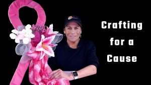 Special DIY Video – how to make an amazing breast cancer awareness wreath