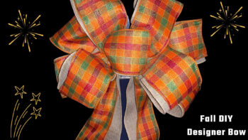 two layer designer fall bow