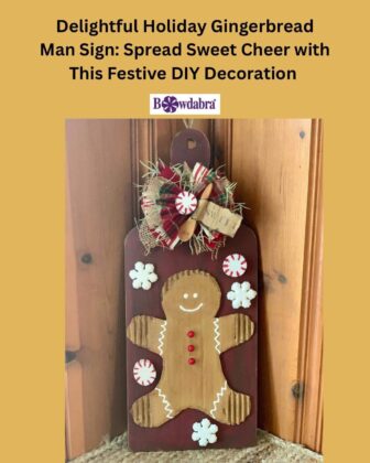 gingerbread man sign