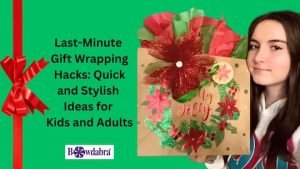 How to Video – last minute hacks for gift-wrapping