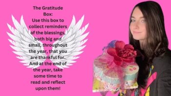 New Year's gratitude box