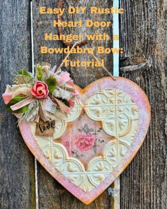 heart-shaped door hanger