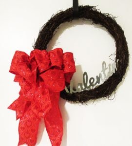 How to make a super Simple Valentine’s Day Wreath