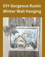cozy winter wall hanging