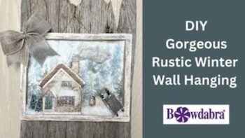 cozy winter wall hanging