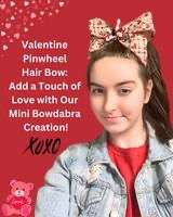 pinwheel hair bow