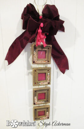 decorated hanging frame