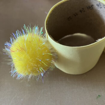 Glue Tail to Toilet Roll to Complete Bunny Egg Cup