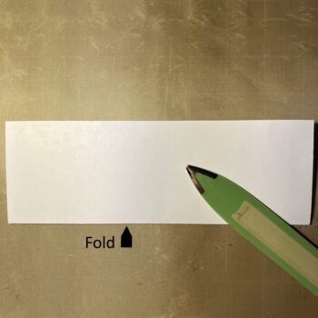 Fold Cardstock in Half