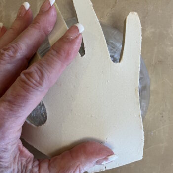 Gently Mold Handprint over Bowl