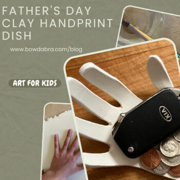 Father's Day Clay Handprint Dish (Instagram)