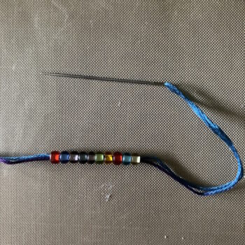 Thread Beads on Floss