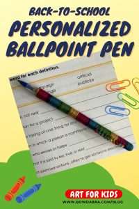 Step-by-Step: Personalize Your Ballpoint Pen for a Unique Back-to-School Touch