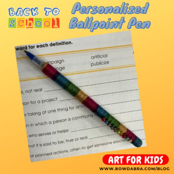 Back-to-School Personalized Ballpoint Pen (Instagram)