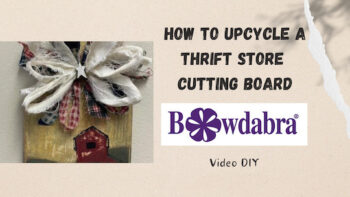 How to make a Thrift Store Cutting Board new again: A Step-by-Step Video Guide