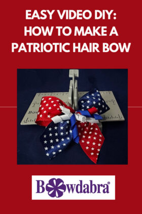 perfect patriotic hair bow