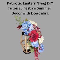 patriotic lantern swag