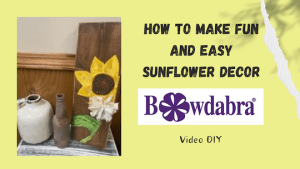 How to make the most beautiful Sunflower Decor: Video Step-by-Step Guide