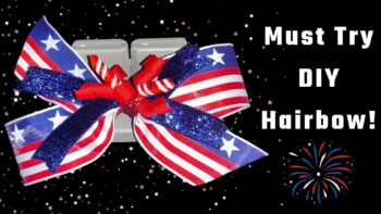 New patriotic hair bow