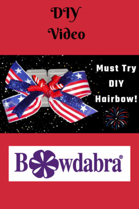 new patriotic hair bow