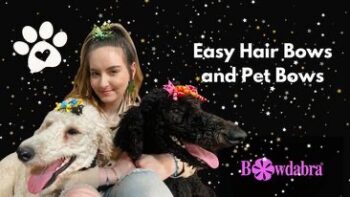 matching hair and pet bows