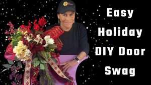 Video DIY – How to make an Easy 10-Minute Door Swag Like a Pro