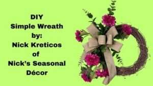 Learn How to Make a Simple yet elegant Wreath