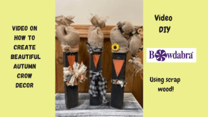 How to Make the best Autumn Crow Decor: A DIY Video Guide