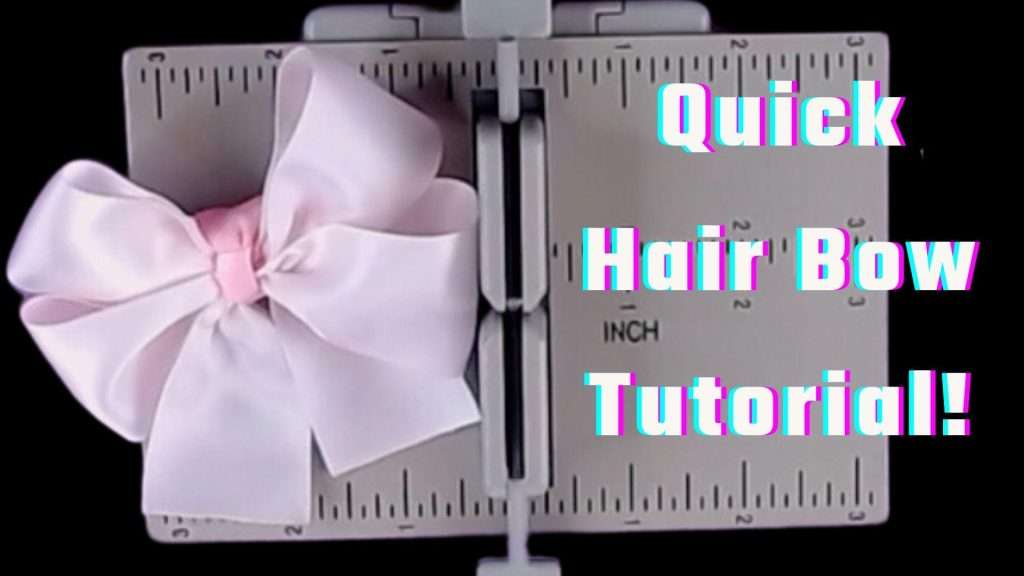 Video how to – the easy way to create Hair bow magic