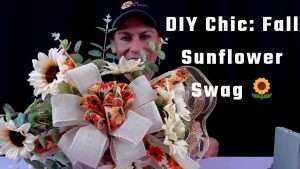 Discover the Easy Way to Make the most stunning Sunflower Swag