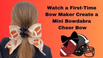 easy cheer bow for beginner