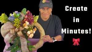 How to make a Stunning Home Decor Wreath in Minutes