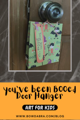 How to Make the Perfect Halloween Door Hanger for “You’ve Been BOOed” Fun