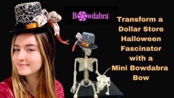 Video how to – best way to embellish a Halloween fascinator