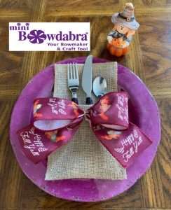 How to make a Beautiful No-Sew Ribbon Silverware Holder