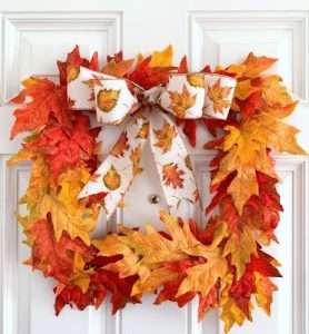 How to Make the Best square autumn Leaves Wreath