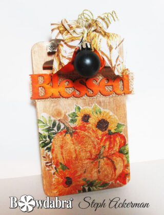 How to Make a beautiful Pumpkin Themed Plaque: Easy Tutorial