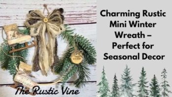 Video – How to make a Rustic Mini Winter Wreath