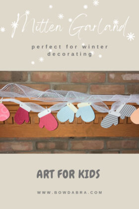 How to Make the Perfect Mitten Garland for Winter Home Decorating