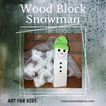 Wood Block Snowman (Instagram)