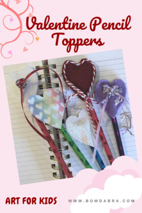 How to Make the Cutest Pencil Topper to Share with Your Valentines