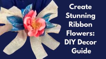 How to easily make Stunning Ribbon Flowers with Bowdabra