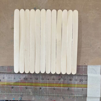 Align Popsicle Sticks