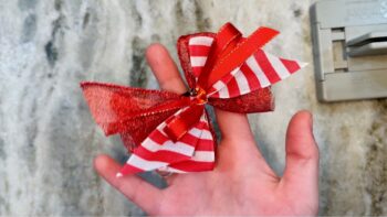 Valentine's Day hair bow