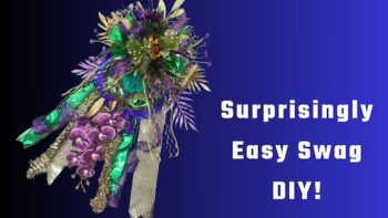 How to Make Surprisingly Easy Mardi Gras Swag with Bowdabra