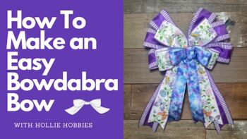 Easy Video DIY: How to Make a 3-2-1 Bow with Bowdabra