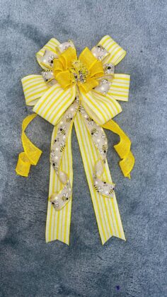 cheerful spring bow