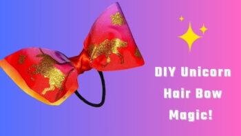 How to make the Magical Unicorn Bermuda Bow