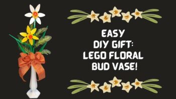 Lego bud vase